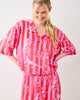 Leopard Stripes - Eco Satin Wildest Dreams Set - Pink Cabana - Printfresh
