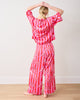 Leopard Stripes - Eco Satin Wildest Dreams Set - Pink Cabana - Printfresh