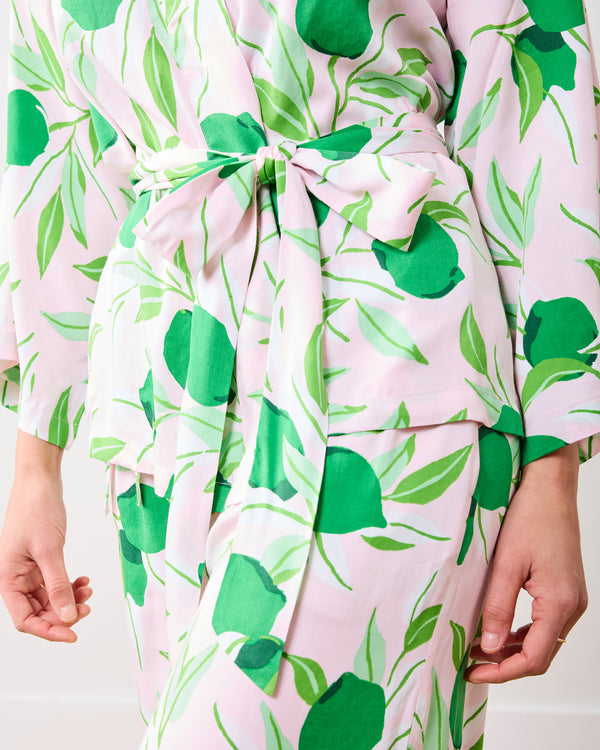Lime Zest - Eco Satin Wrap Set - Pink Salt - Printfresh
