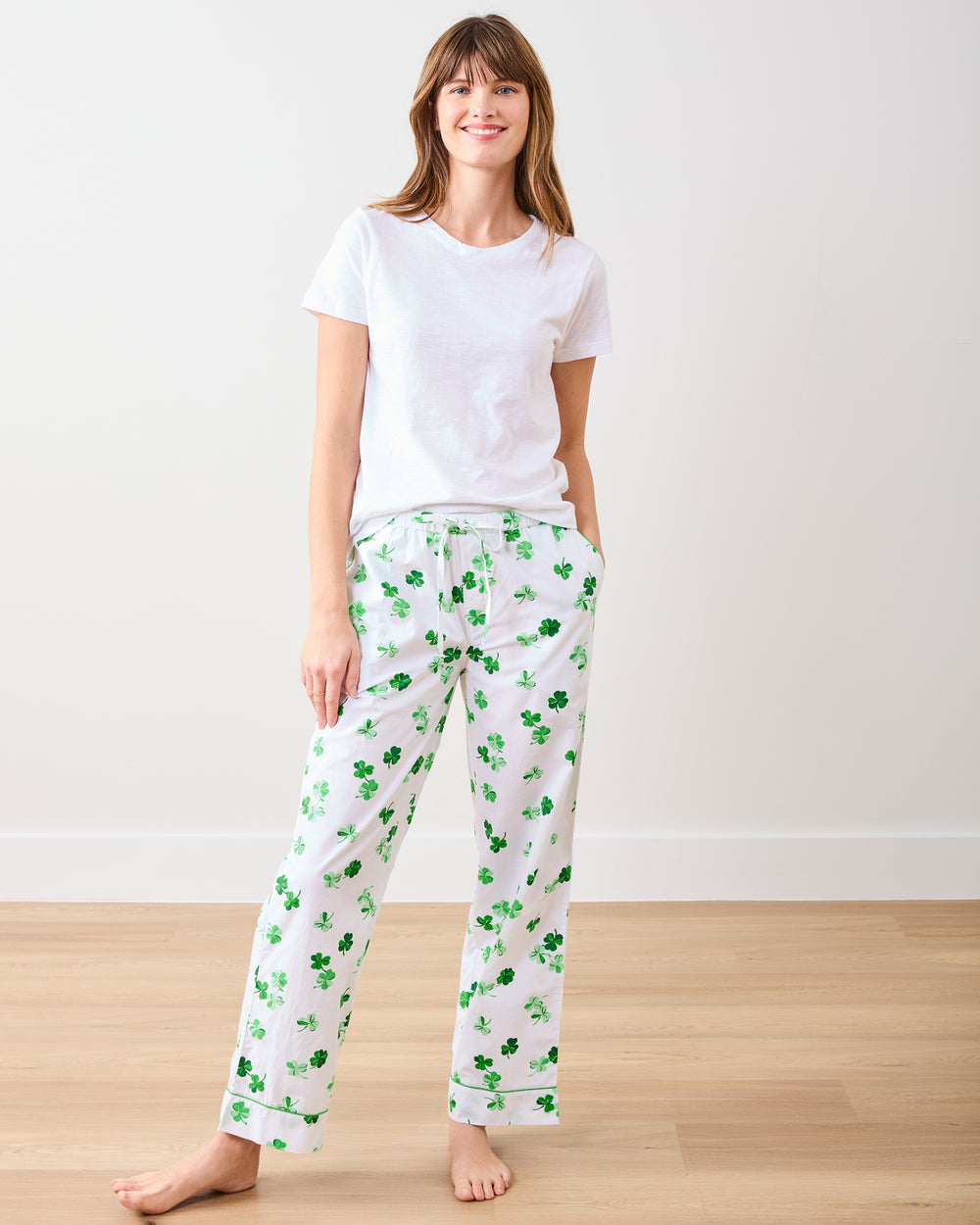 Lucky Clover - PJ Pants - Cloud - Printfresh