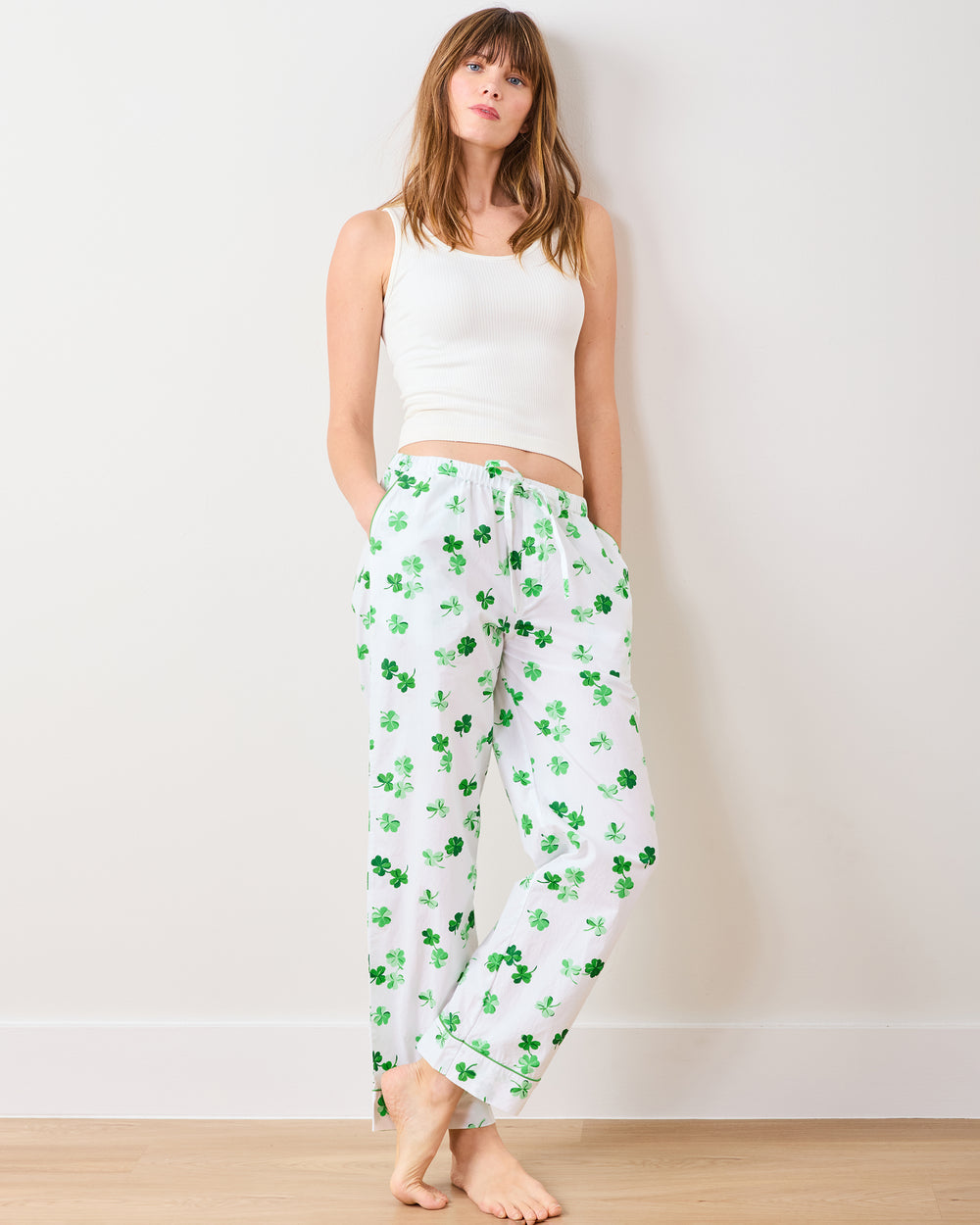 Lucky Clover - PJ Pants - Cloud - Printfresh