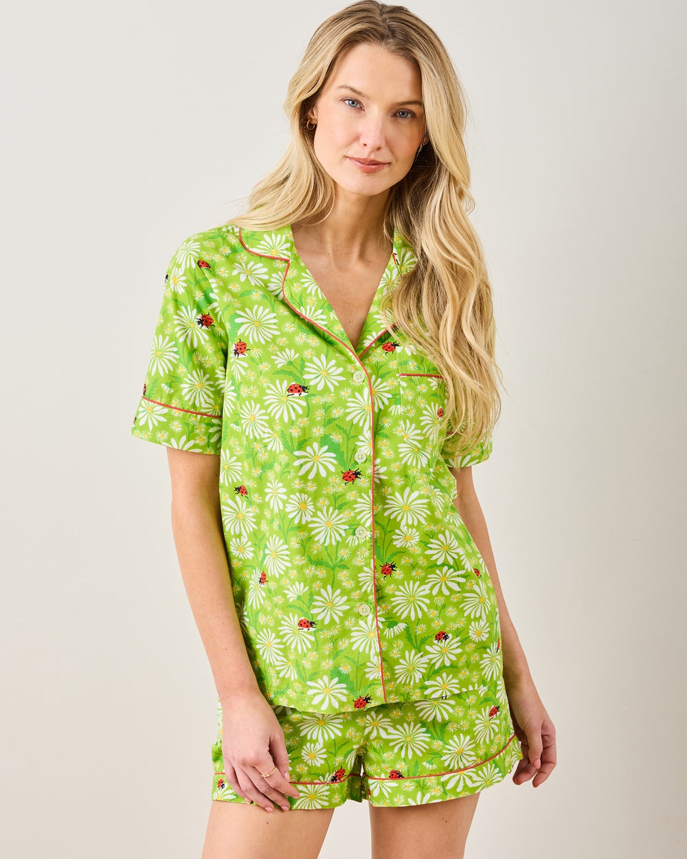 Lucky Daisy - Short PJ Set - Lime Twist - Printfresh