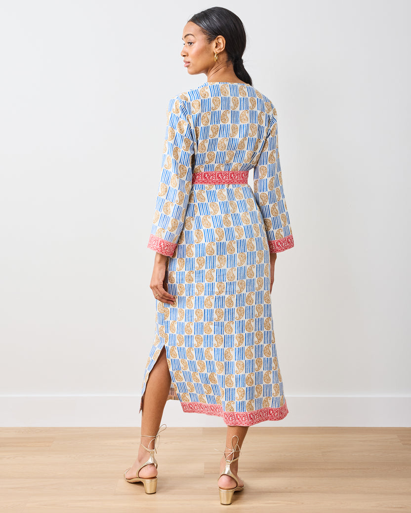 PF + Pencil & Paper Co. Island Paisley - Exuma Dress - Ivory - Printfresh