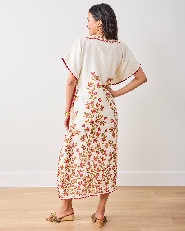 PF + Pencil & Paper Co. Petal Climber - Sunset Caftan - Ivory - Printfresh