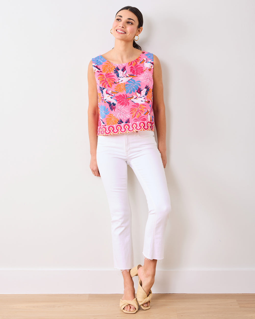 Pelican Palms - Riviera Set - Marina Pink - Printfresh