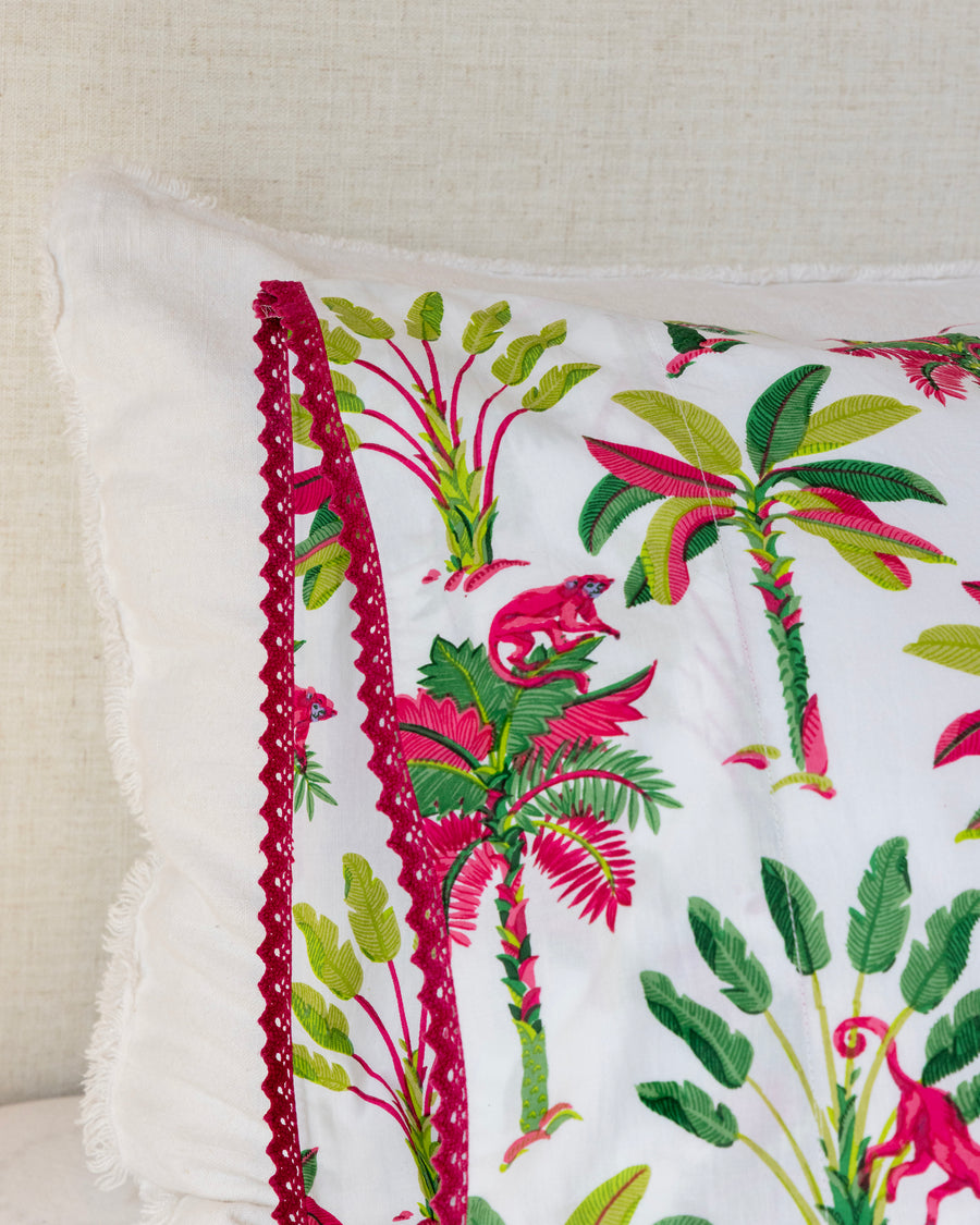 Royal Palms - Pillowcase Set of 2 - Pink Basil - Printfresh