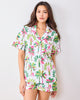 Royal Palms - Short PJ Set - Pink Basil - Printfresh