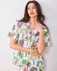 Royal Palms - Short PJ Set - Pink Basil - Printfresh