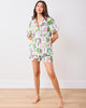 Royal Palms - Short PJ Set - Pink Basil - Printfresh