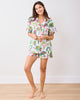 Royal Palms - Short PJ Set - Pink Basil - Printfresh