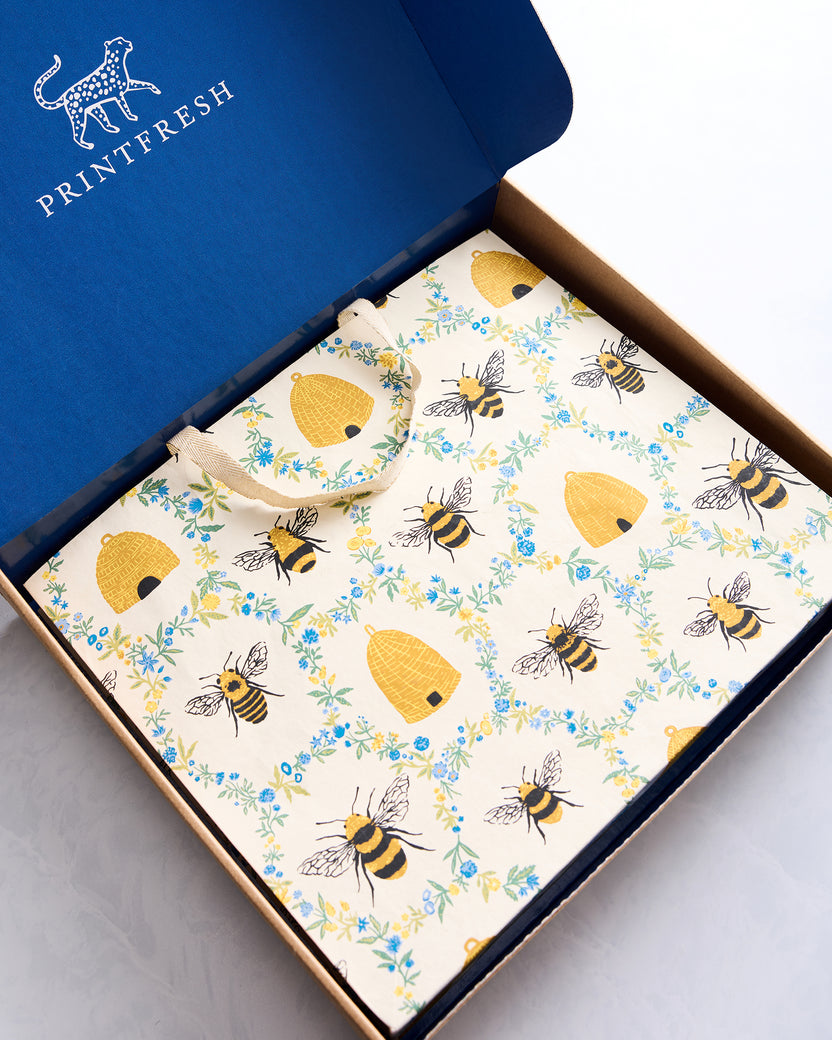 Sweet Bee - Gift Wrapping - Cream - Printfresh
