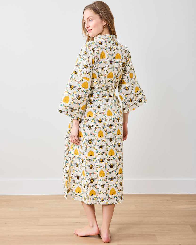 Sweet Bee - Robe - Cream - Printfresh