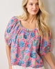 Gardenscape - Gilmore Blouse - Pink Palace - Printfresh