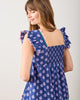 Glass Flower - Dunmore Dress - Navy - Printfresh