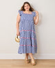 Hello Hexagon - Dunmore Dress - Periwinkle Pop - Printfresh