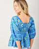 Painter's Garden - Jasmine Blouse - Cobalt Blue - Printfresh