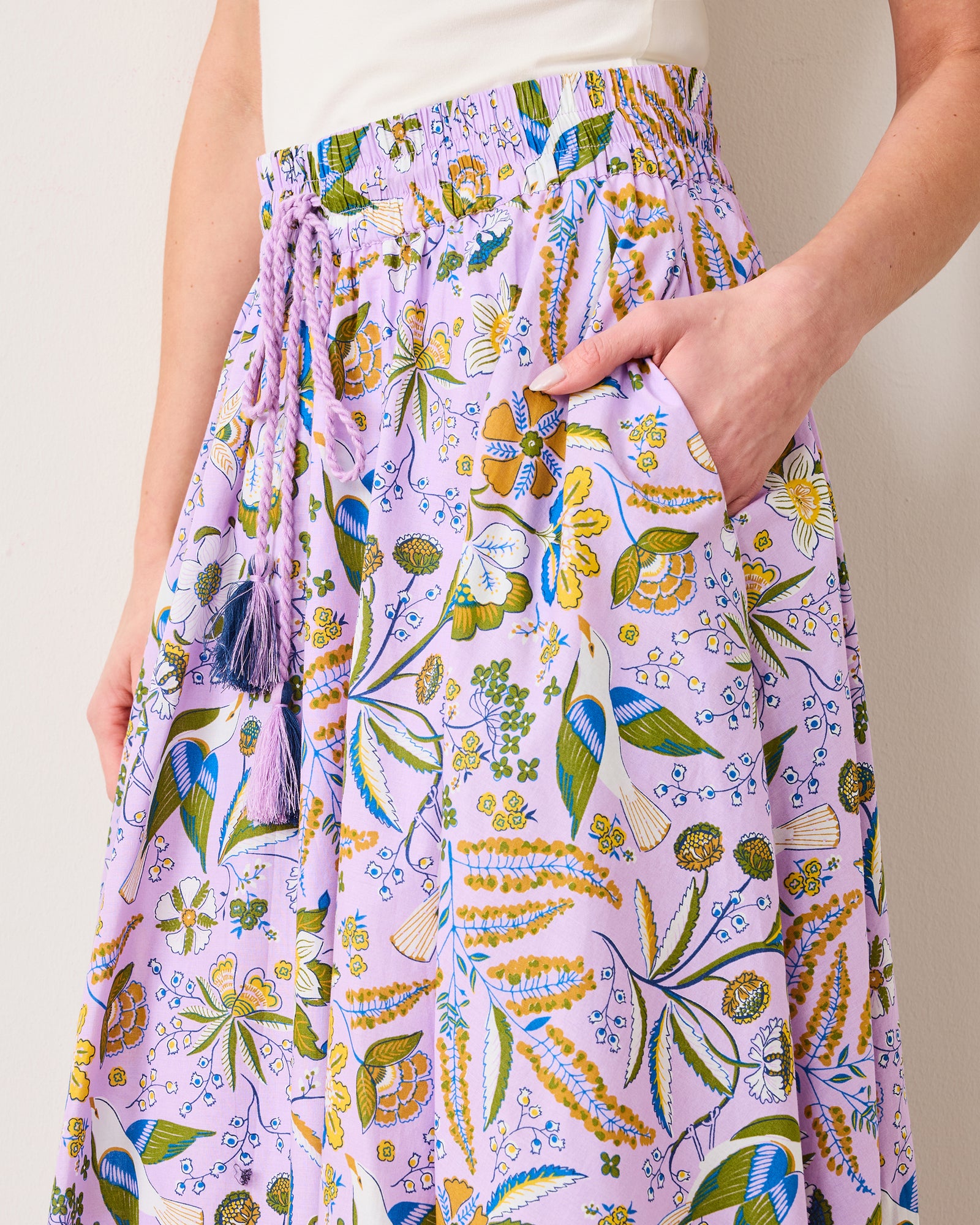 Painter's Garden - Carry On Skirt - Lavender