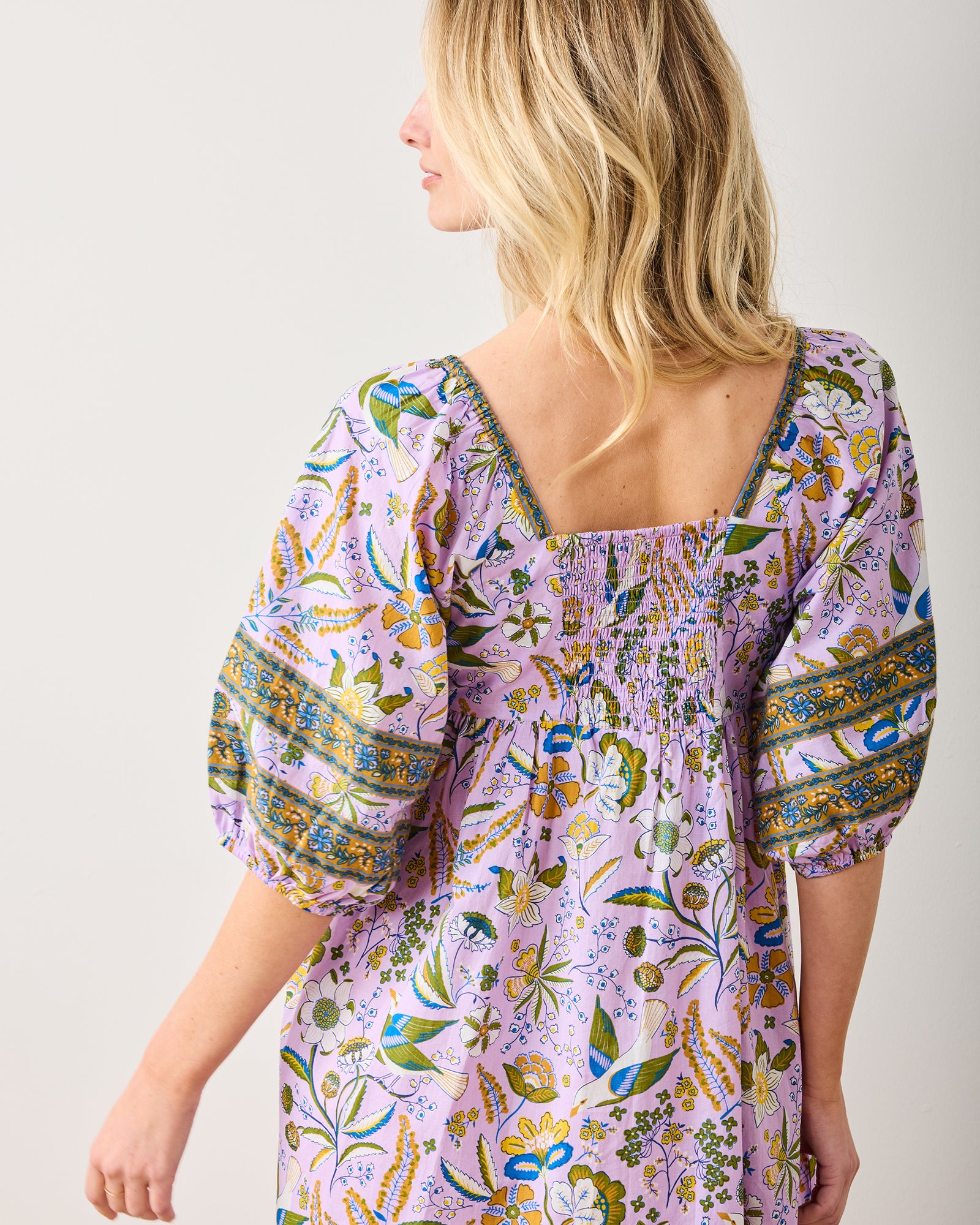 Painter's Garden - Jasmine Dress - Lavender - Printfresh