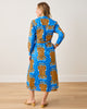 Siberian Stripes - Monaco Dress - Cobalt Blue - Printfresh