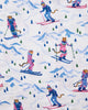 Hit the Slopes - Flannel Long Sleeve Top & Shorts Set - Icicle - Printfresh