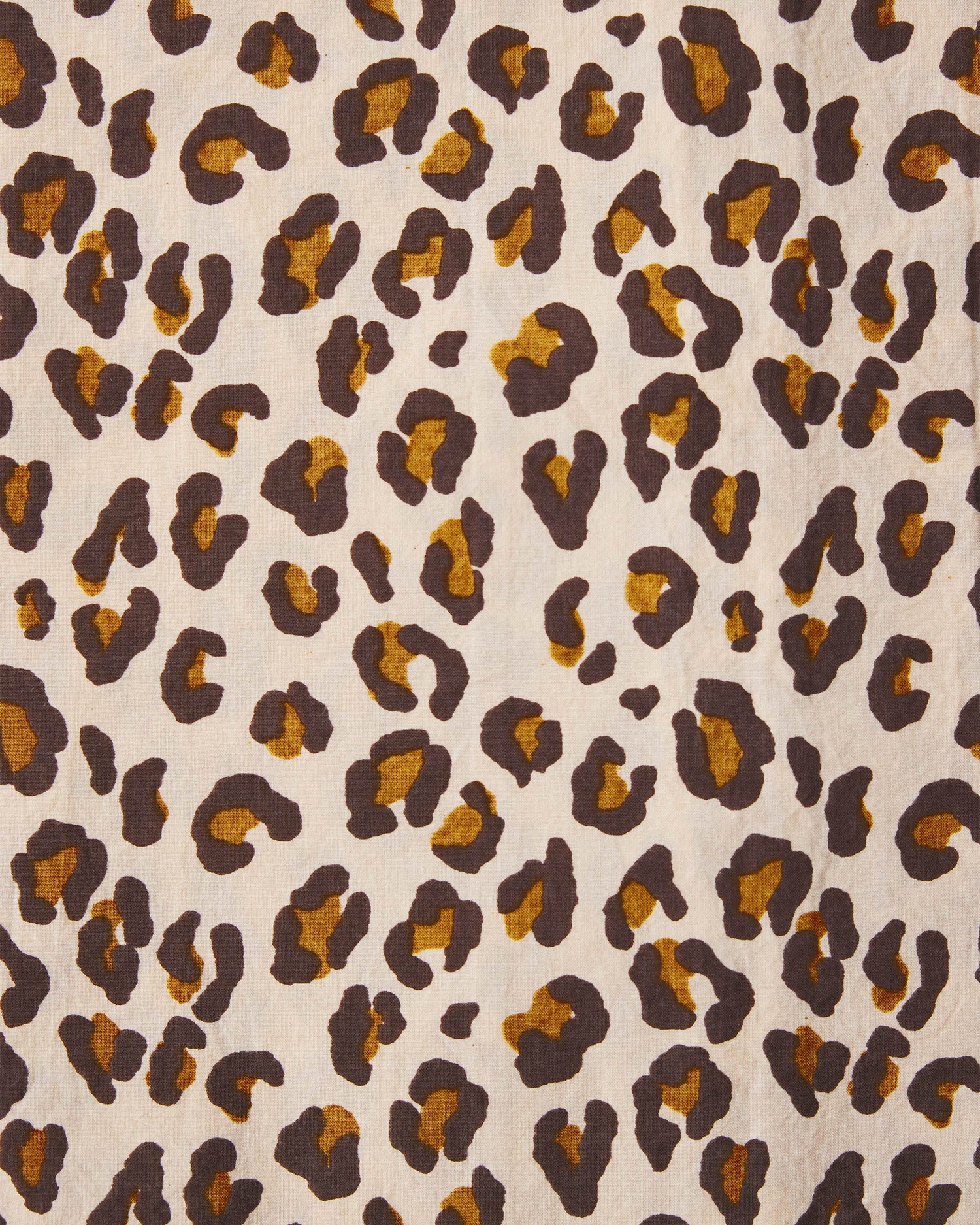 Lounging Leopard - Short Sleeve Top & Cropped Pants Set - Latte - Printfresh