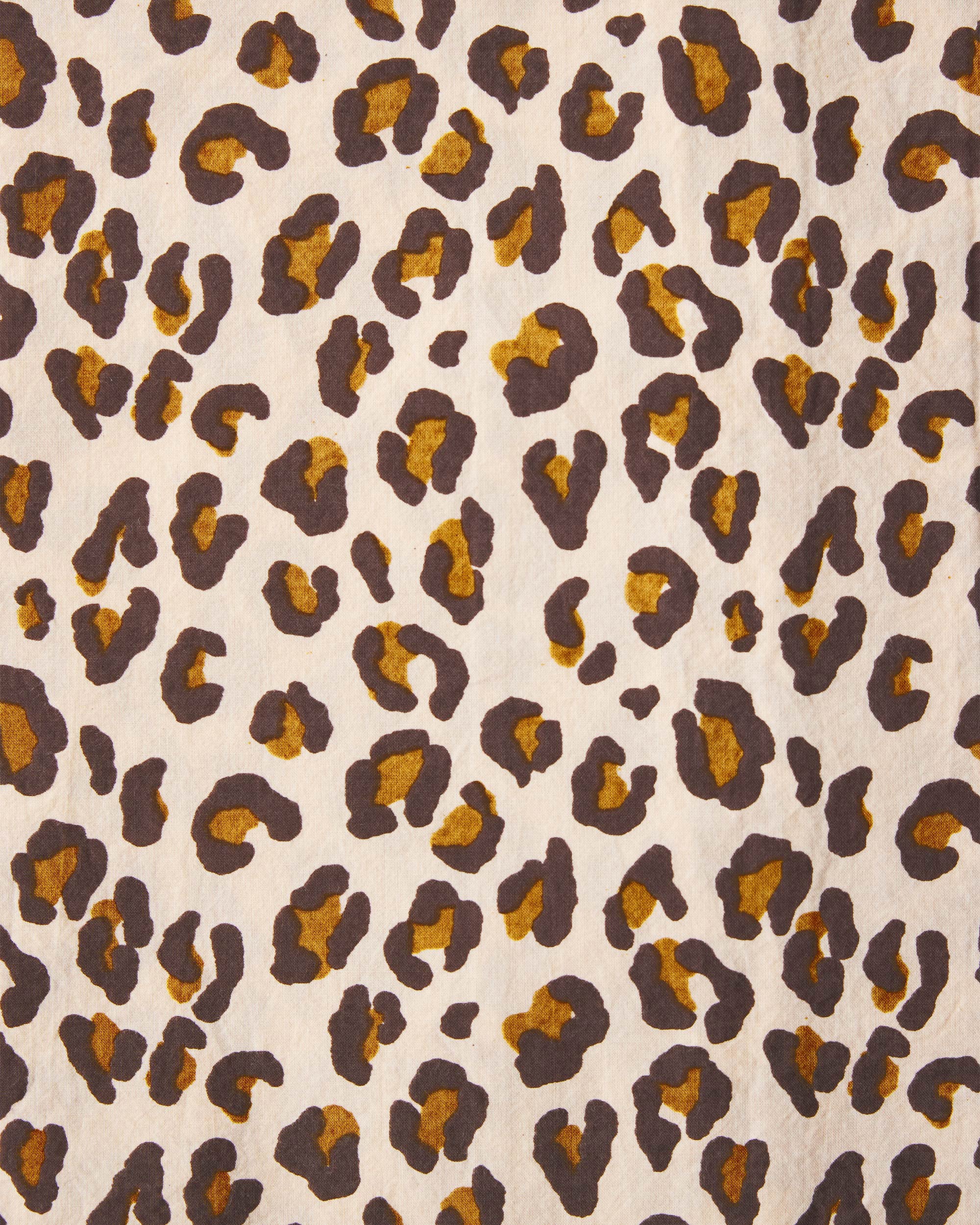 Lounging Leopard - Petite Pajama Pants - Latte - Printfresh
