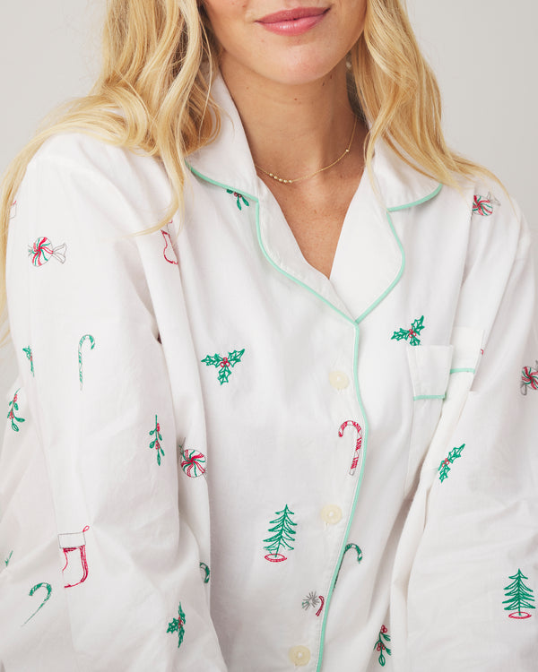 Sweet Wishes - Long PJ Set - Cloud - Printfresh