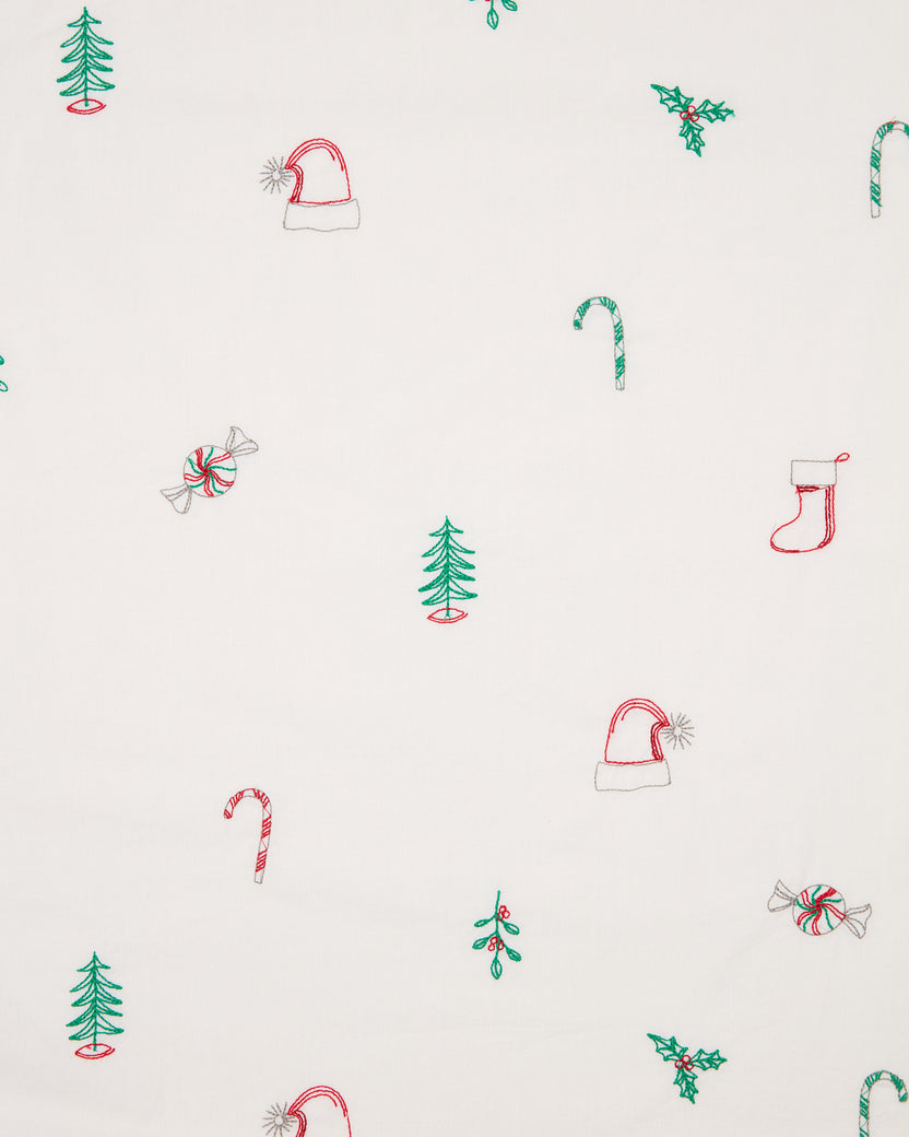 Sweet Wishes - Back to Bed Cropped Pant Set - Cloud - Printfresh