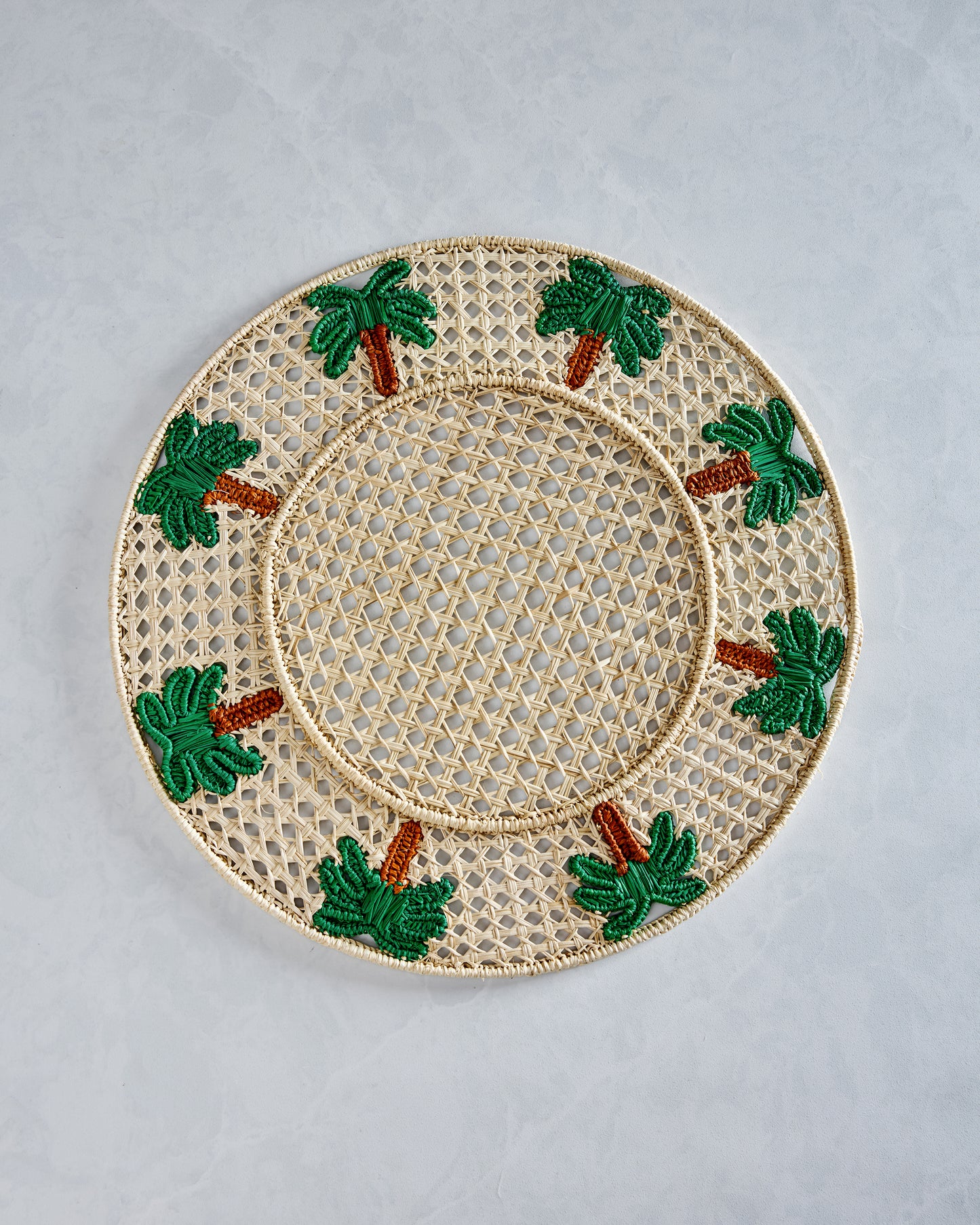 Green Combo - Palm Tree Placemat - Coro Cora - Printfresh