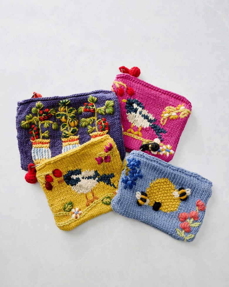 Sweet Bee - Bee Pouch - Blue - Printfresh
