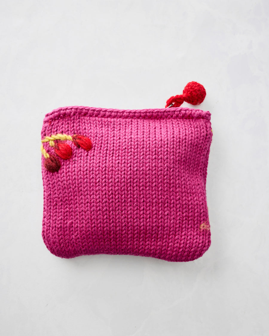 Bird & Blossom - Bird Pouch - Pink - Printfresh