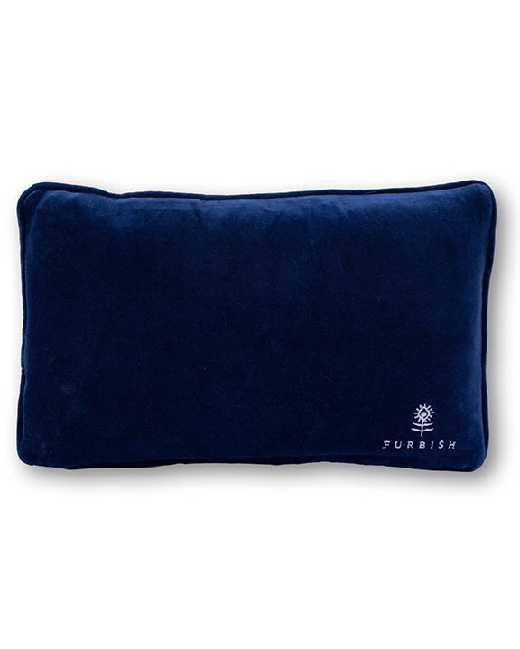 Blue Multi - Father Figure Needlepoint Pillow - Furbish Studio - Printfresh