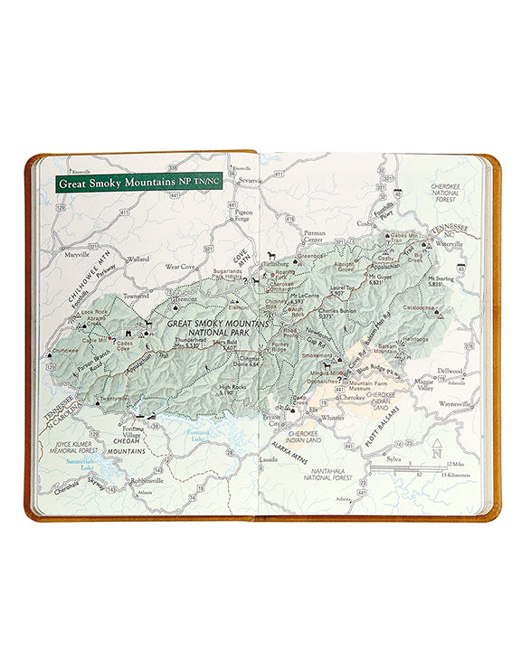 Brown - National Parks Pocket Atlas - Graphic Image Inc. - Printfresh