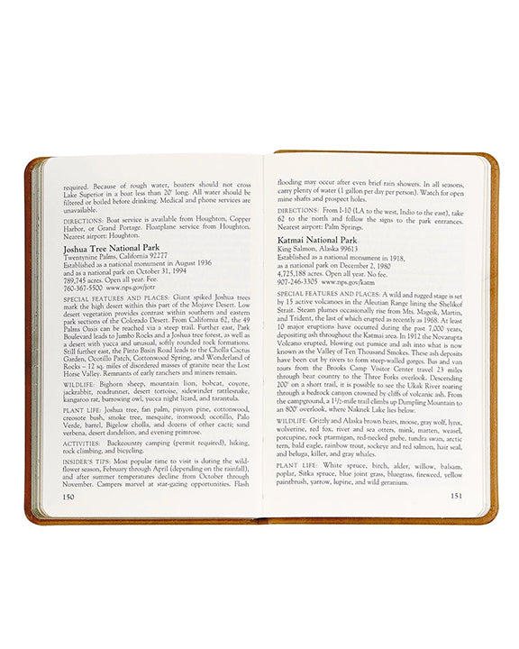 Brown - National Parks Pocket Atlas - Graphic Image Inc. - Printfresh