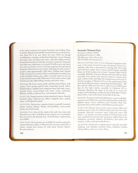 Brown - National Parks Pocket Atlas - Graphic Image Inc. - Printfresh