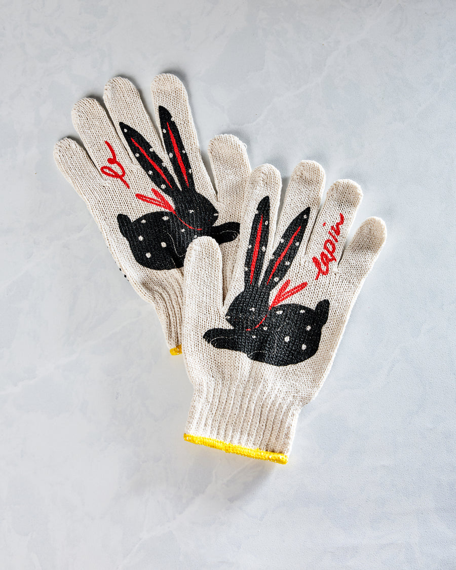 Multi - Bunny Gardening Gloves - My Little Belleville - Printfresh