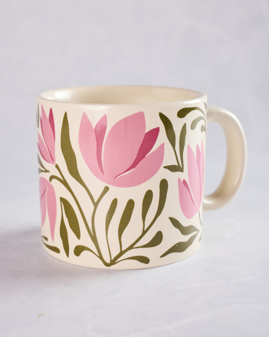 Pink Combo - Ceramic Tulip Mug - Lady Jane - Printfresh
