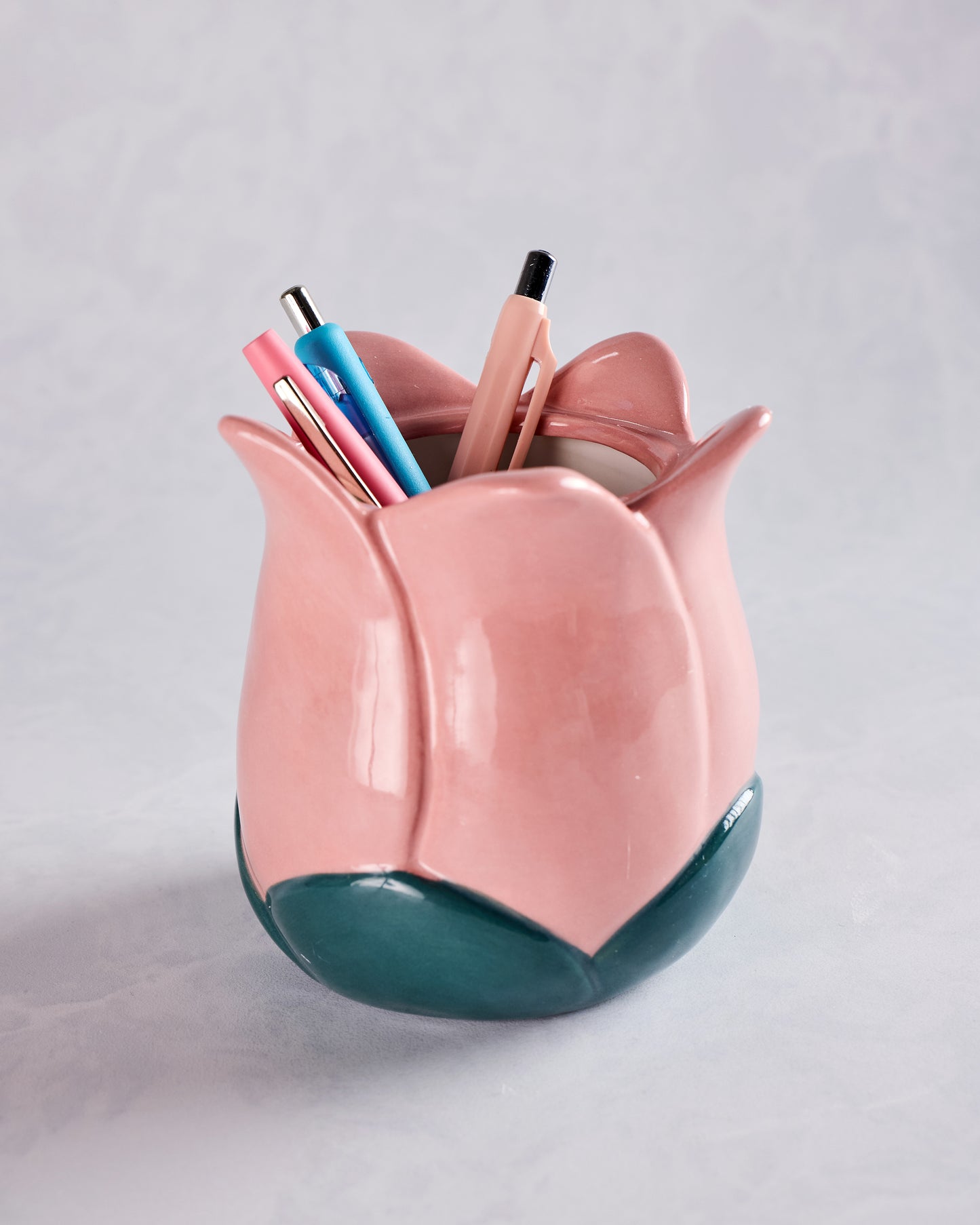 Pink Combo - Ceramic Tulip Pencil Cup - Ban.do - Printfresh