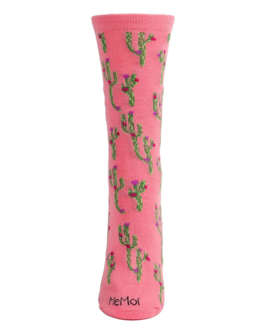 Confetti Pink - Cactus Bamboo Blend Crew Sock - Infinity Classics International Inc. - product image 2