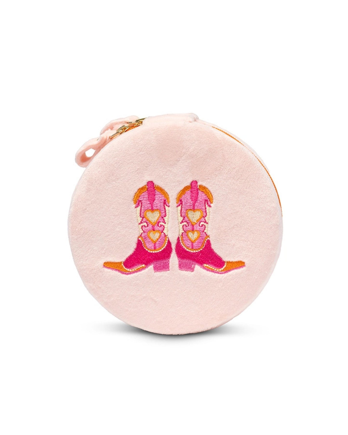 Cowgirl Pink - Velvet Jewelry Zip Case - Living Royal