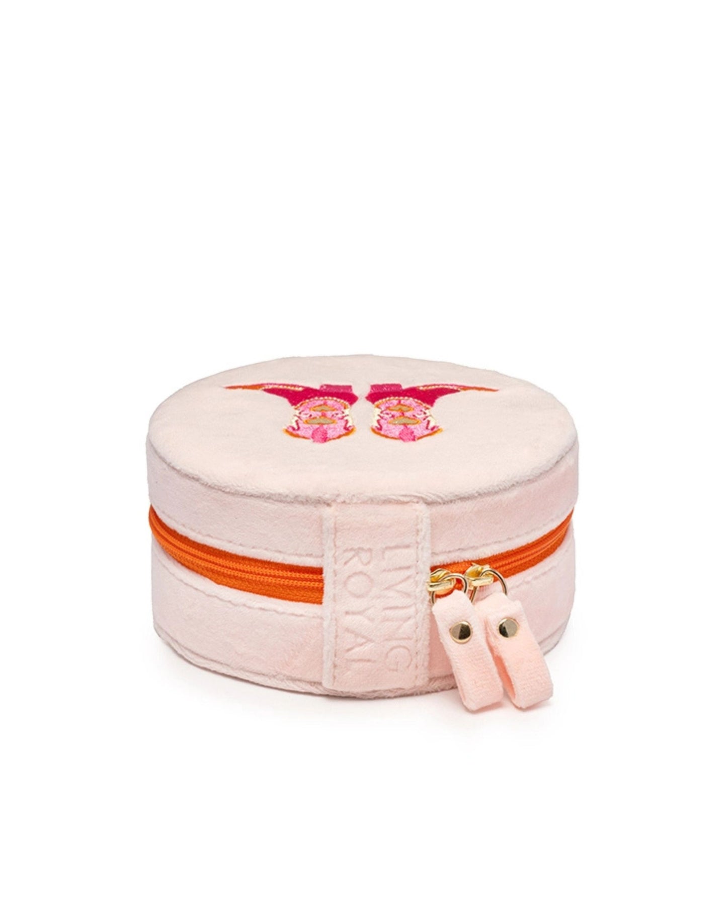 Cowgirl Pink - Velvet Jewelry Zip Case - Living Royal
