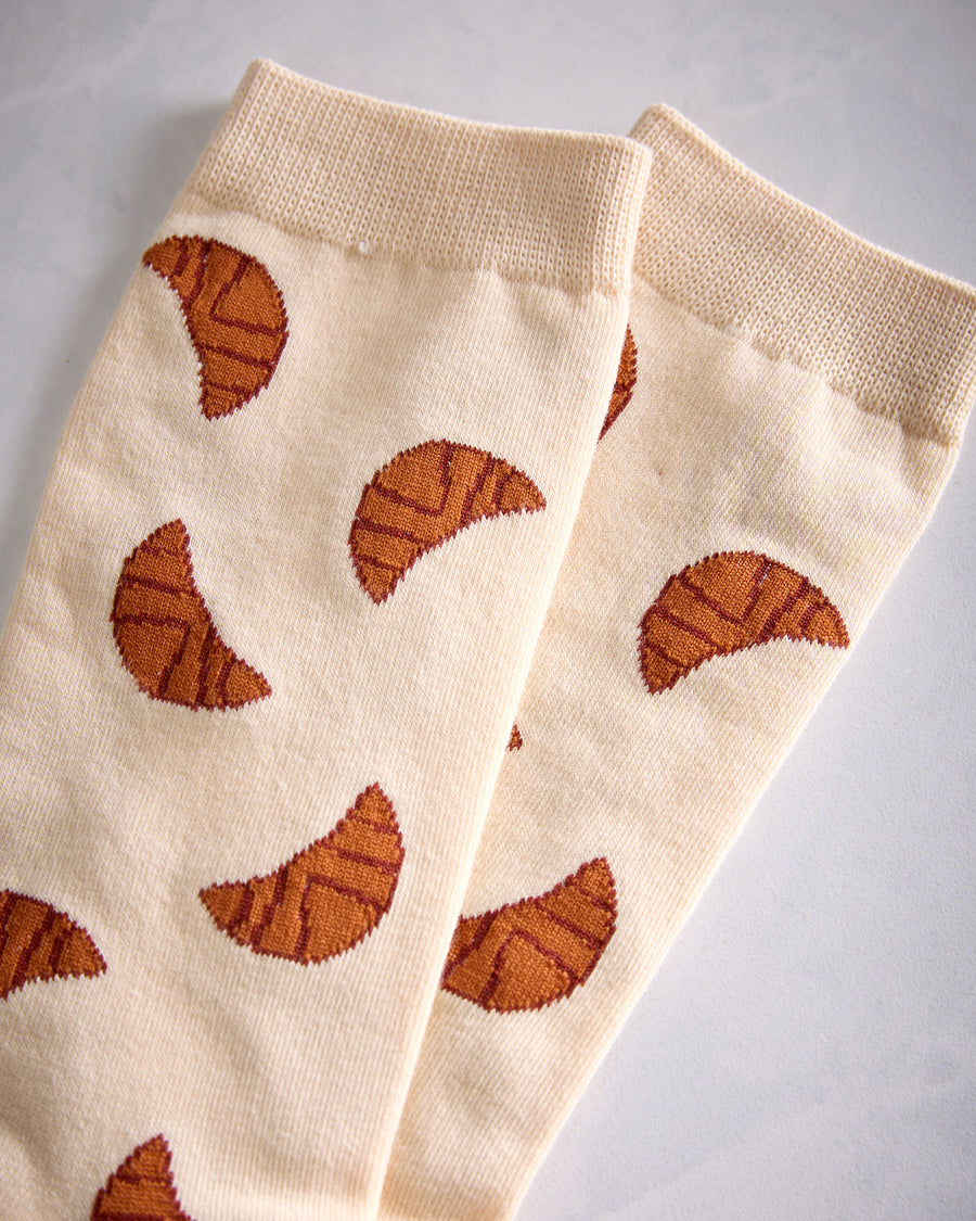 Jenny Lemons - Croissant Crew Sock - Croissant Combo - Printfresh