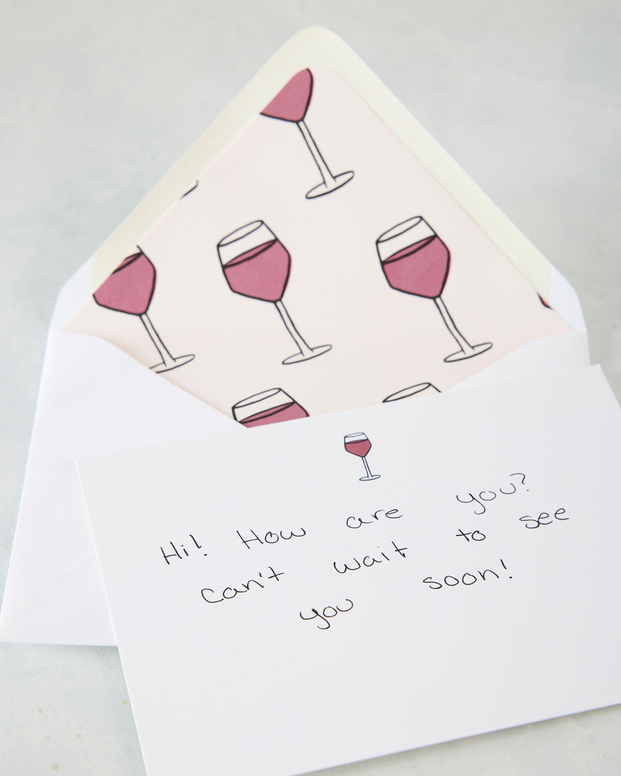 White - Happy Hour Notecards - Dear Annabelle