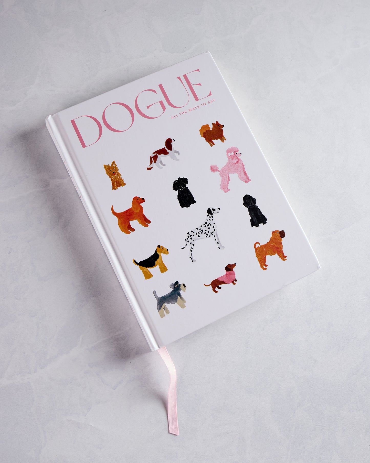 White - Dogue Hardcover Notebook - All the Ways to Say - USA - Printfresh