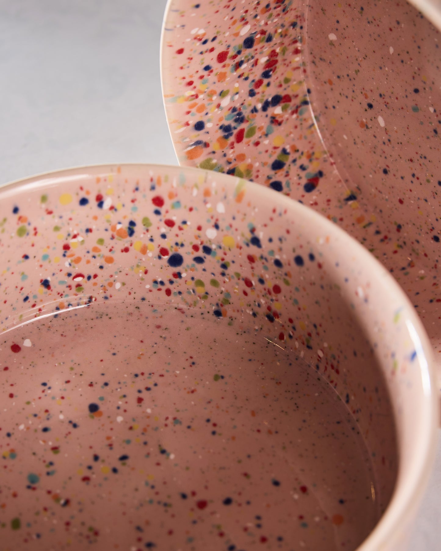 Pink Speckle - New Party Pet Bowl - Egg Back Home - Printfresh