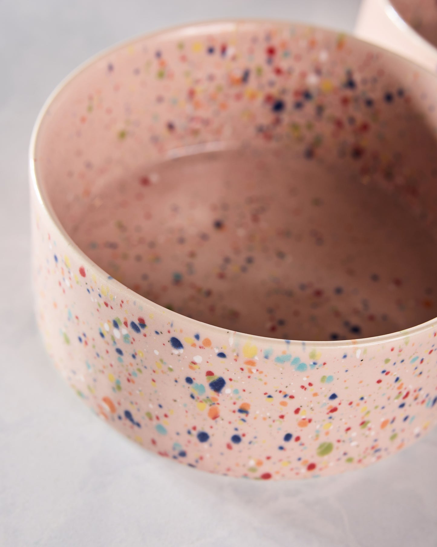 Pink Speckle - New Party Pet Bowl - Egg Back Home - Printfresh