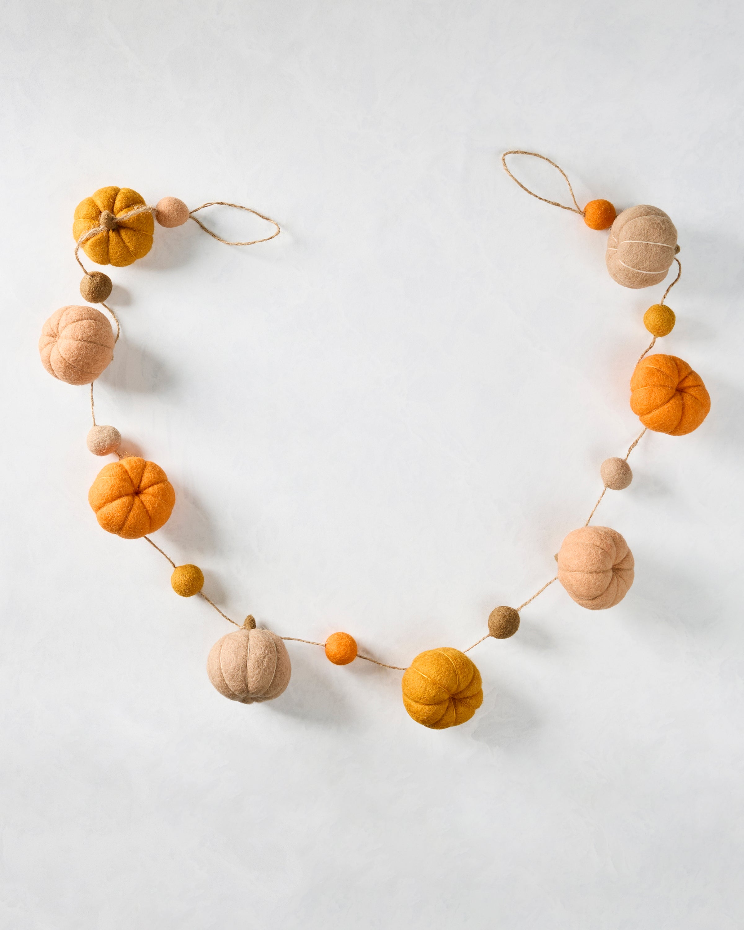 Orange Combo - Felt Pumpkin Garland - Ganapati – Printfresh