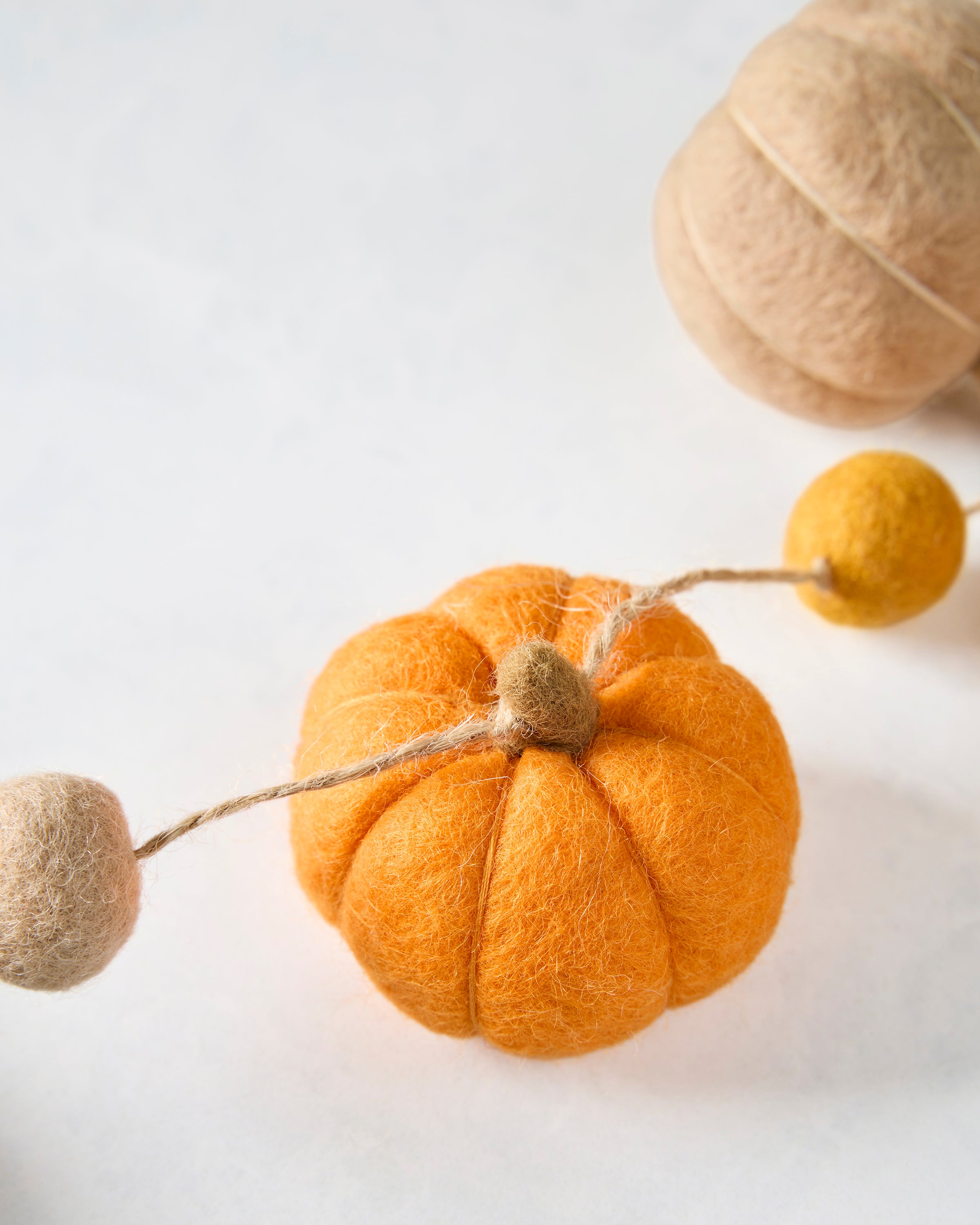 Orange Combo - Felt Pumpkin Garland - Ganapati – Printfresh