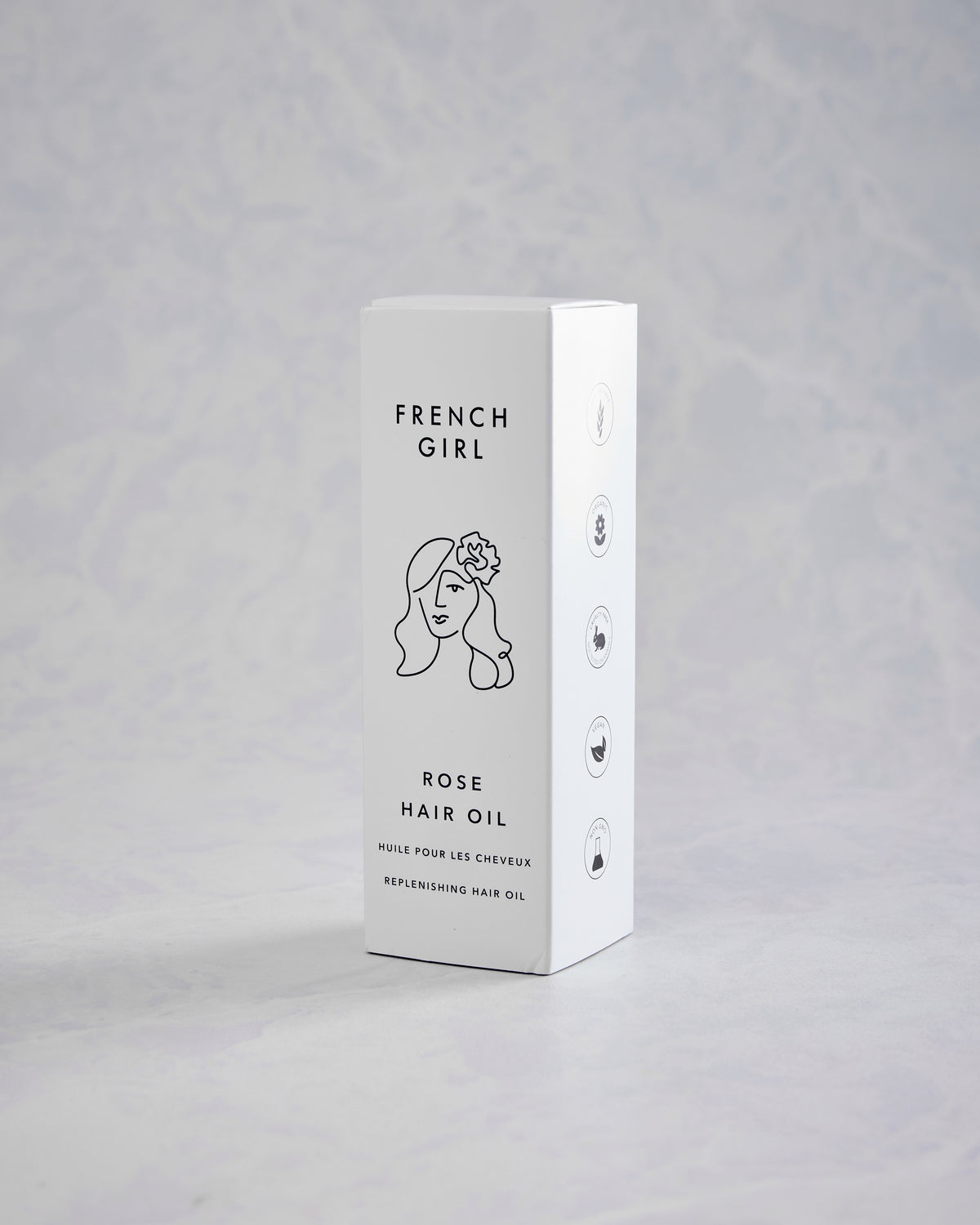 Rose - Organic Hydrating Rose Hair Oil Treatment - French Girl - Printfresh