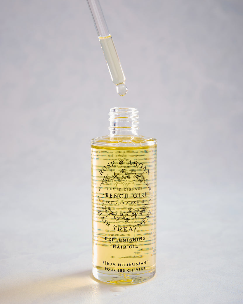 Rose - Organic Hydrating Rose Hair Oil Treatment - French Girl - Printfresh